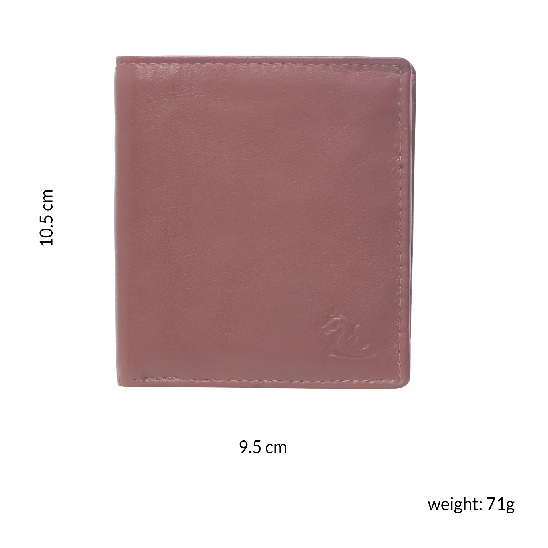10026 Brown & Blue Bifold Wallet