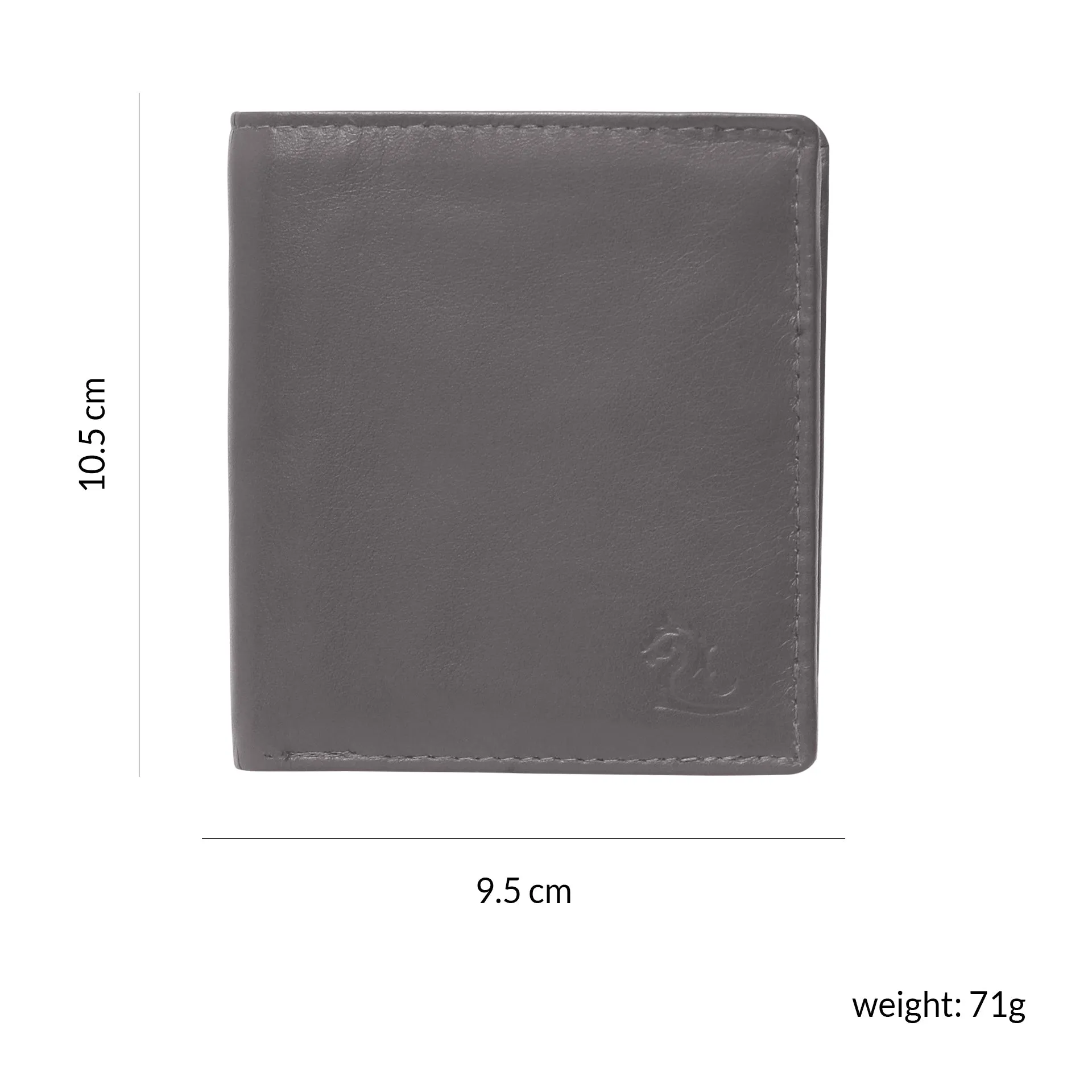 10026 Brown & Blue Bifold Wallet