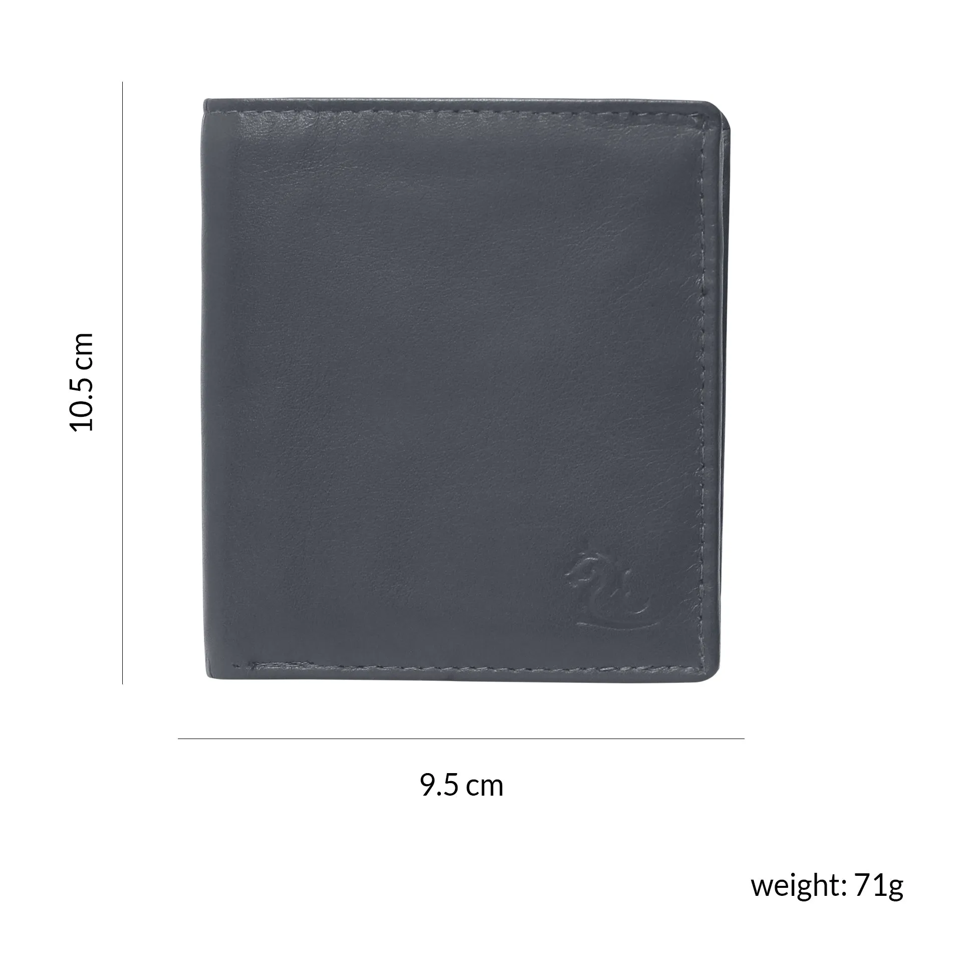 10026 Brown & Blue Bifold Wallet