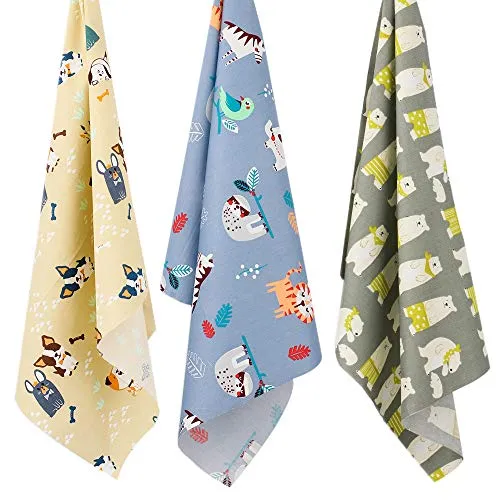 10Pcs Quilting Fabric for Sewing Crafting Fat Quarters Fabric Bundles for Patchwork DIY Sewing Cotton Fabric Printed Floral Pre-Cut Squares 15.7 x 19.7 inches (40 x 50 cm) (BL-3)