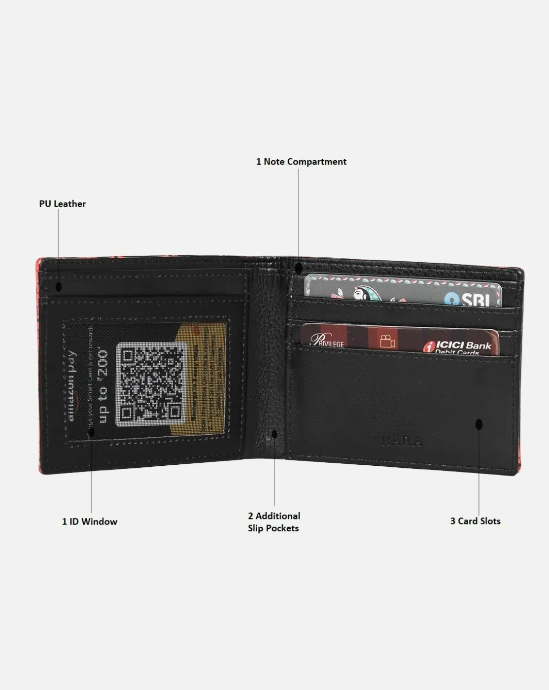 14123 Spider Man Red Bifold Wallet with Metal Box