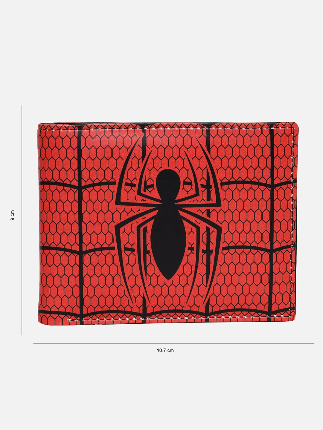14123 Spider Man Red Bifold Wallet with Metal Box