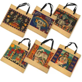 20 Day of Dead Jute bags! Only $3.25 ea!