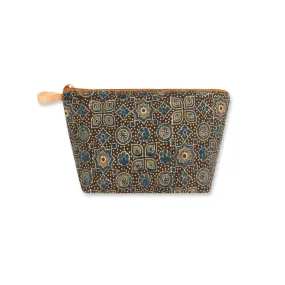 Ajrakh Block Printed Pouch