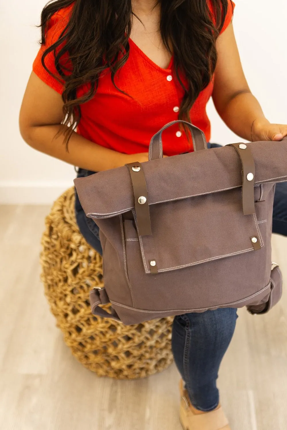 Alison Roll Top Backpack