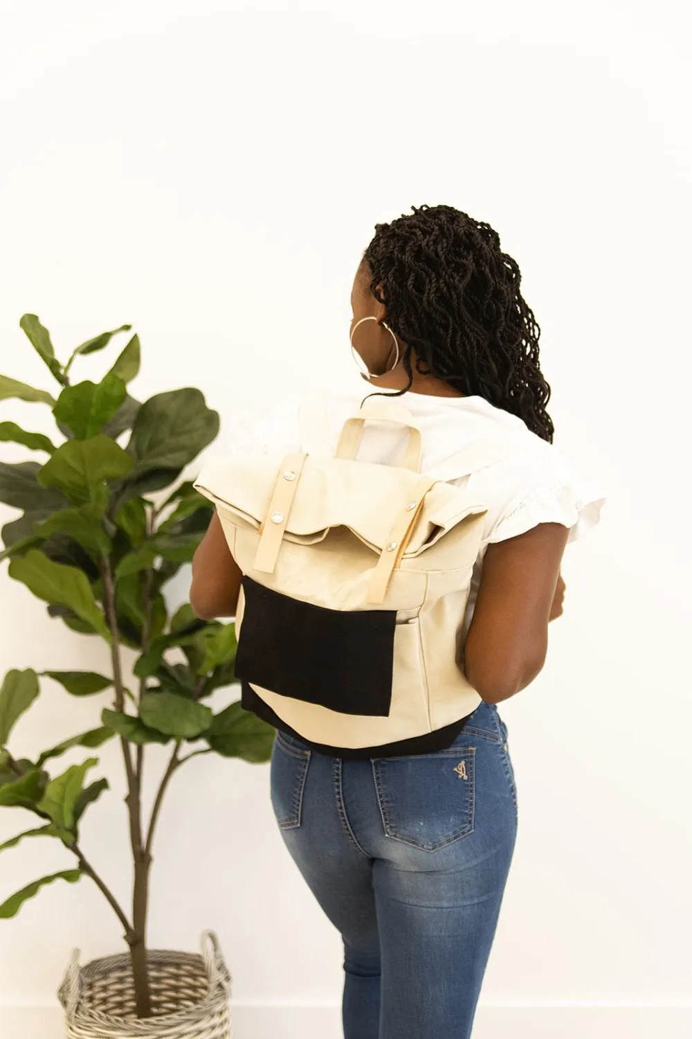Alison Roll Top Backpack