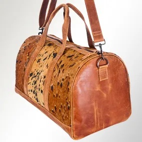 American Darling ADBGS174BRAC1 Duffel Hair-On Genuine Leather Women Bag Western Handbag Purse