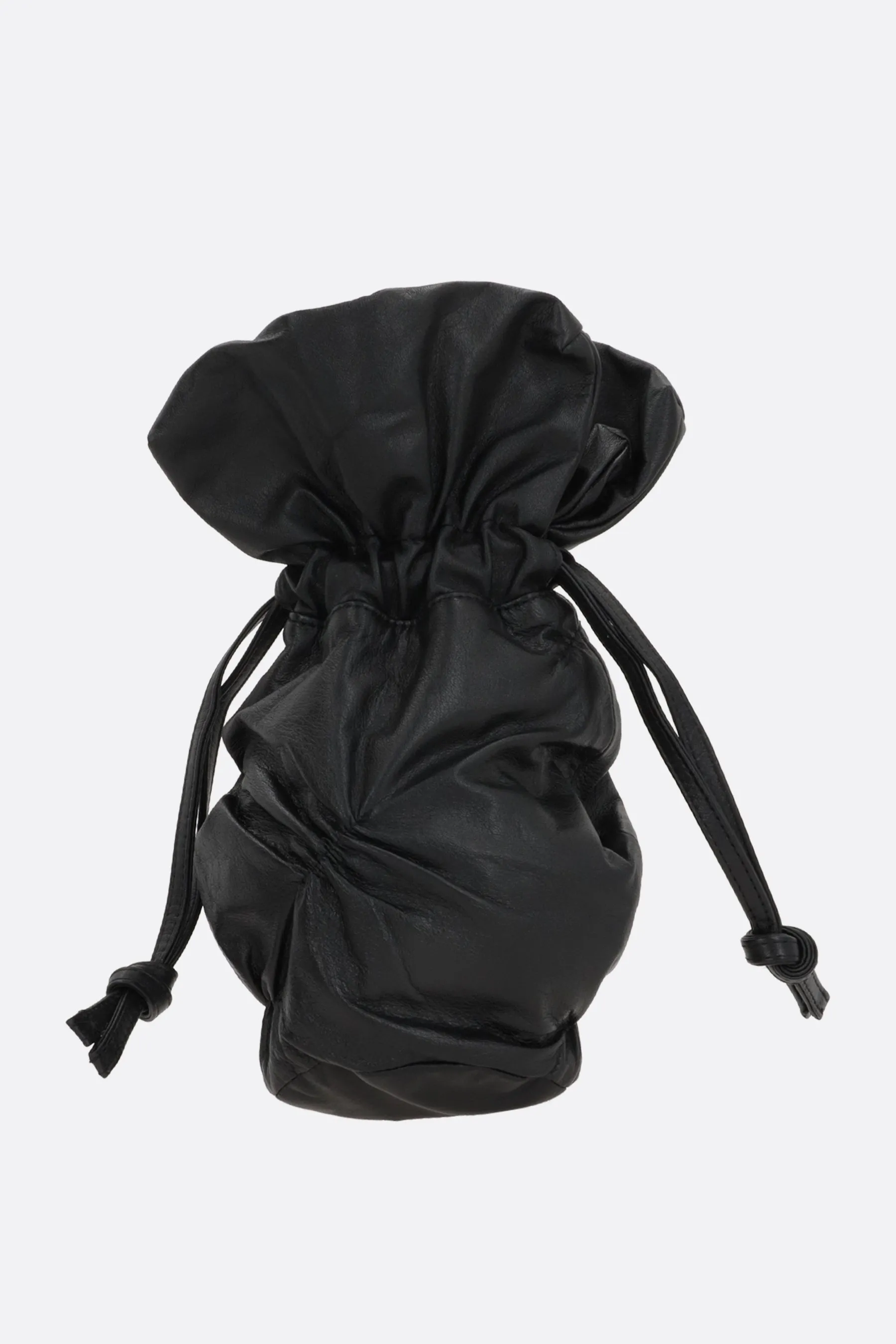Ananas Grainy Leather Crossbody Bag