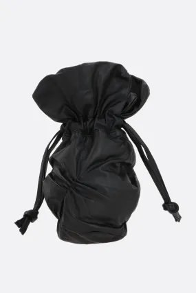 Ananas Grainy Leather Crossbody Bag
