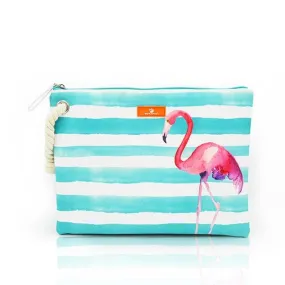 Beach Stripe Clutch Bag