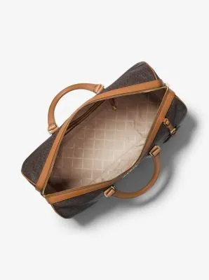 Bedford Travel Extra-Large Logo Stripe Weekender Bag