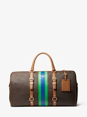 Bedford Travel Extra-Large Logo Stripe Weekender Bag
