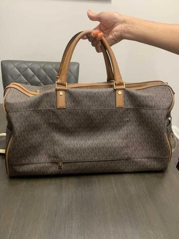 Bedford Travel Extra-Large Logo Stripe Weekender Bag