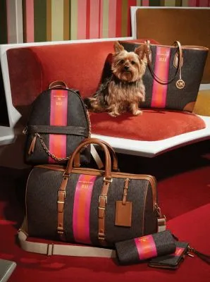Bedford Travel Extra-Large Logo Stripe Weekender Bag