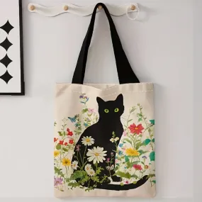 Black Cat Tote Bag