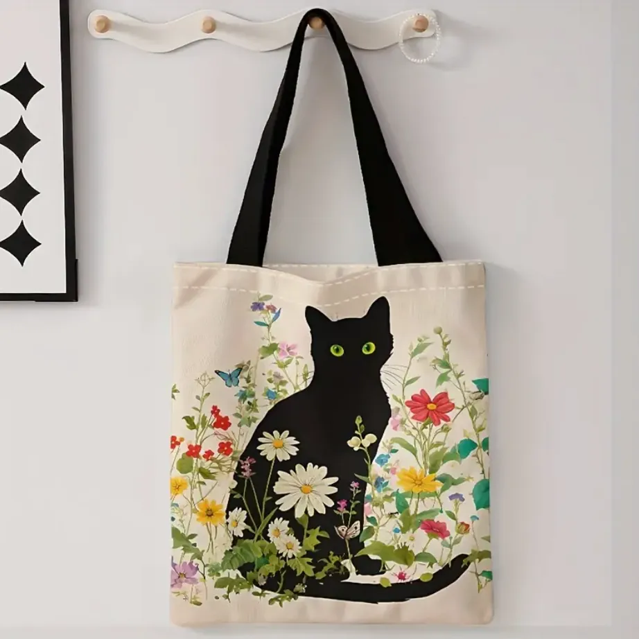 Black Cat Tote Bag