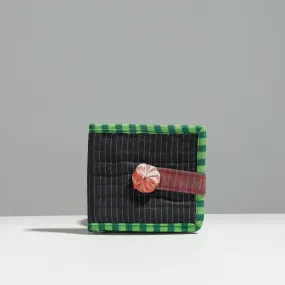 Black - Gamcha Fabric Handmade Wallet