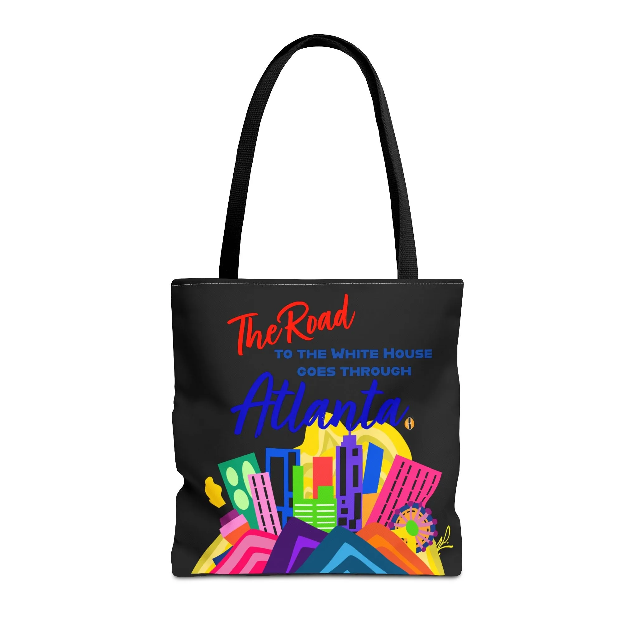 BLACK- Road to the White House Tote Bag