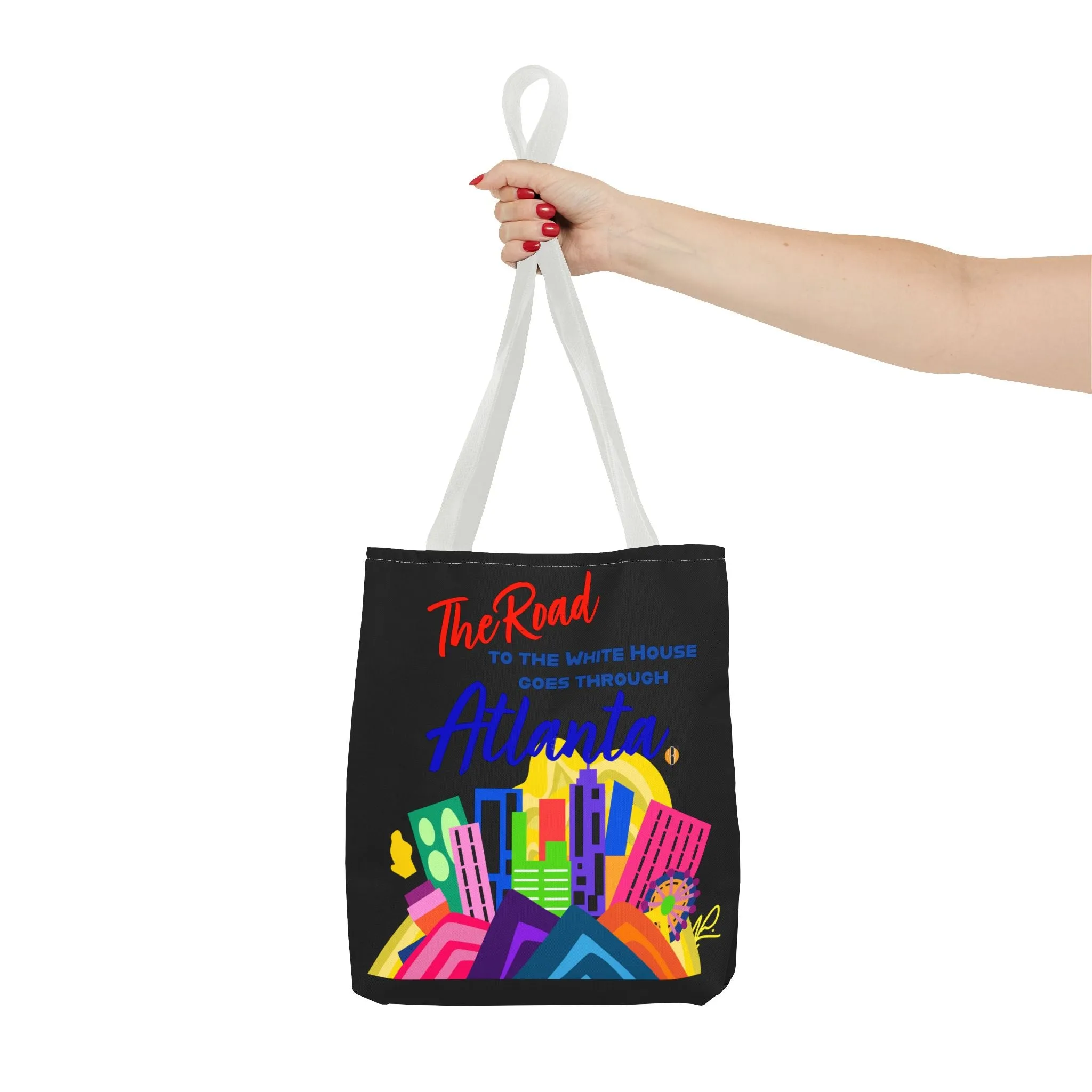 BLACK- Road to the White House Tote Bag