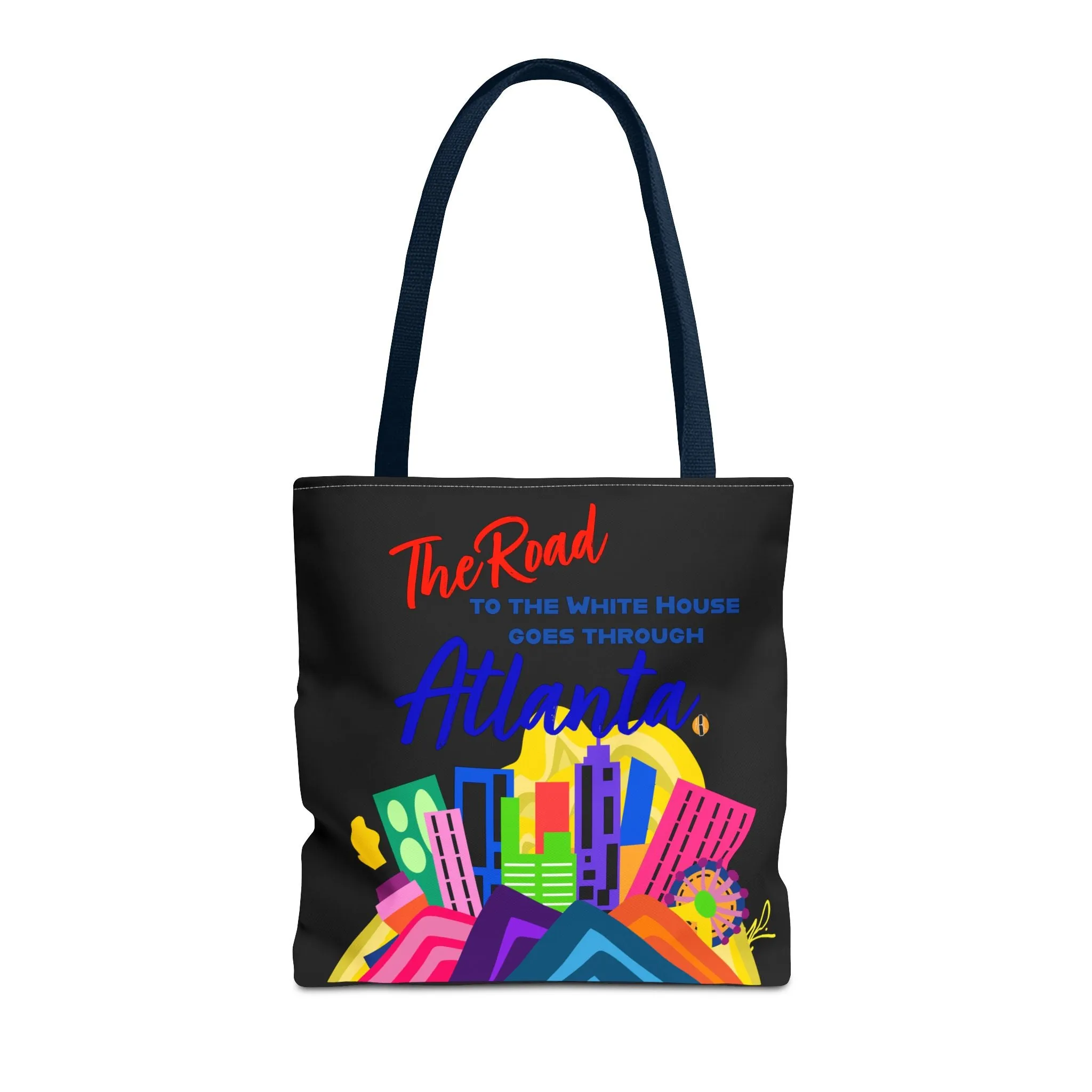 BLACK- Road to the White House Tote Bag
