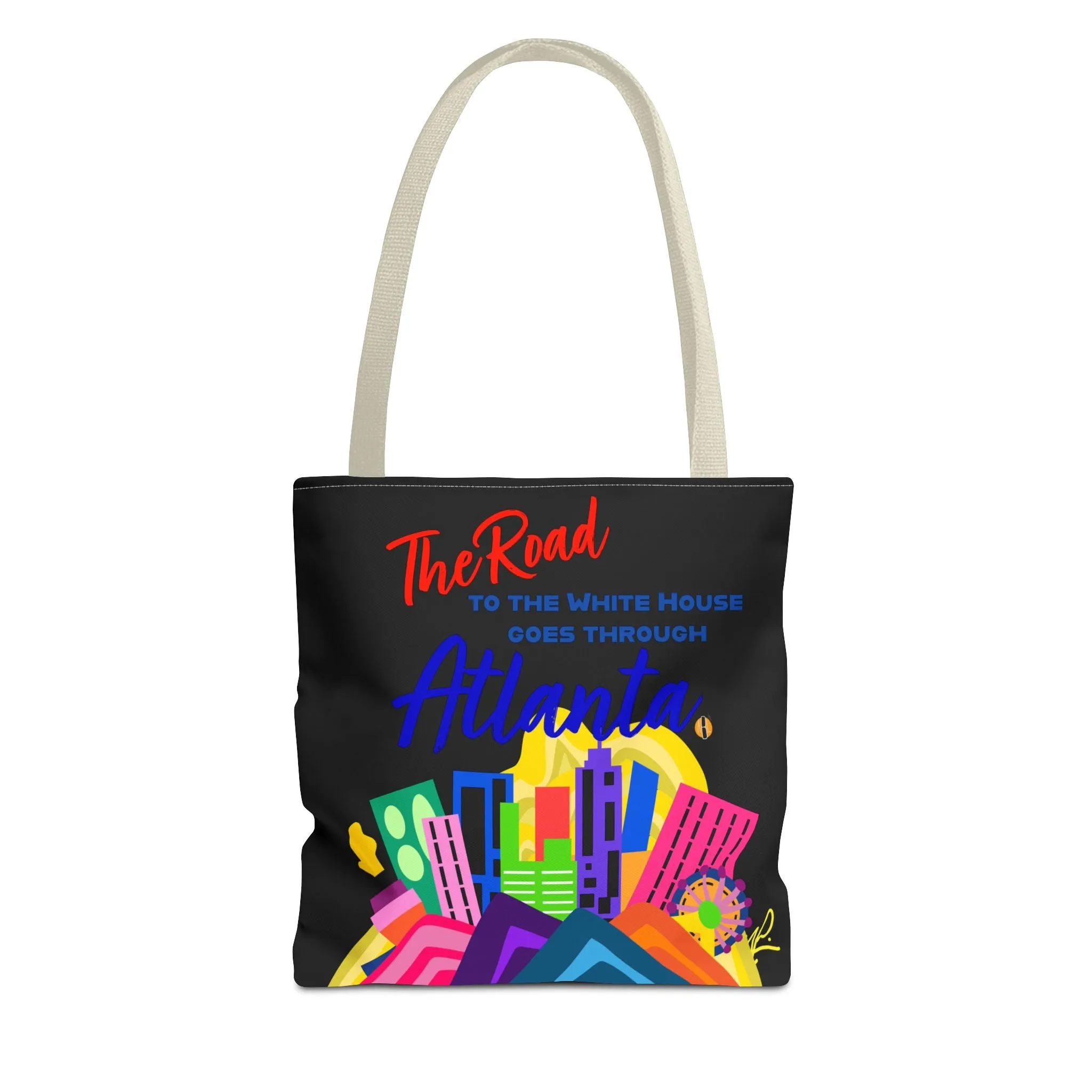BLACK- Road to the White House Tote Bag