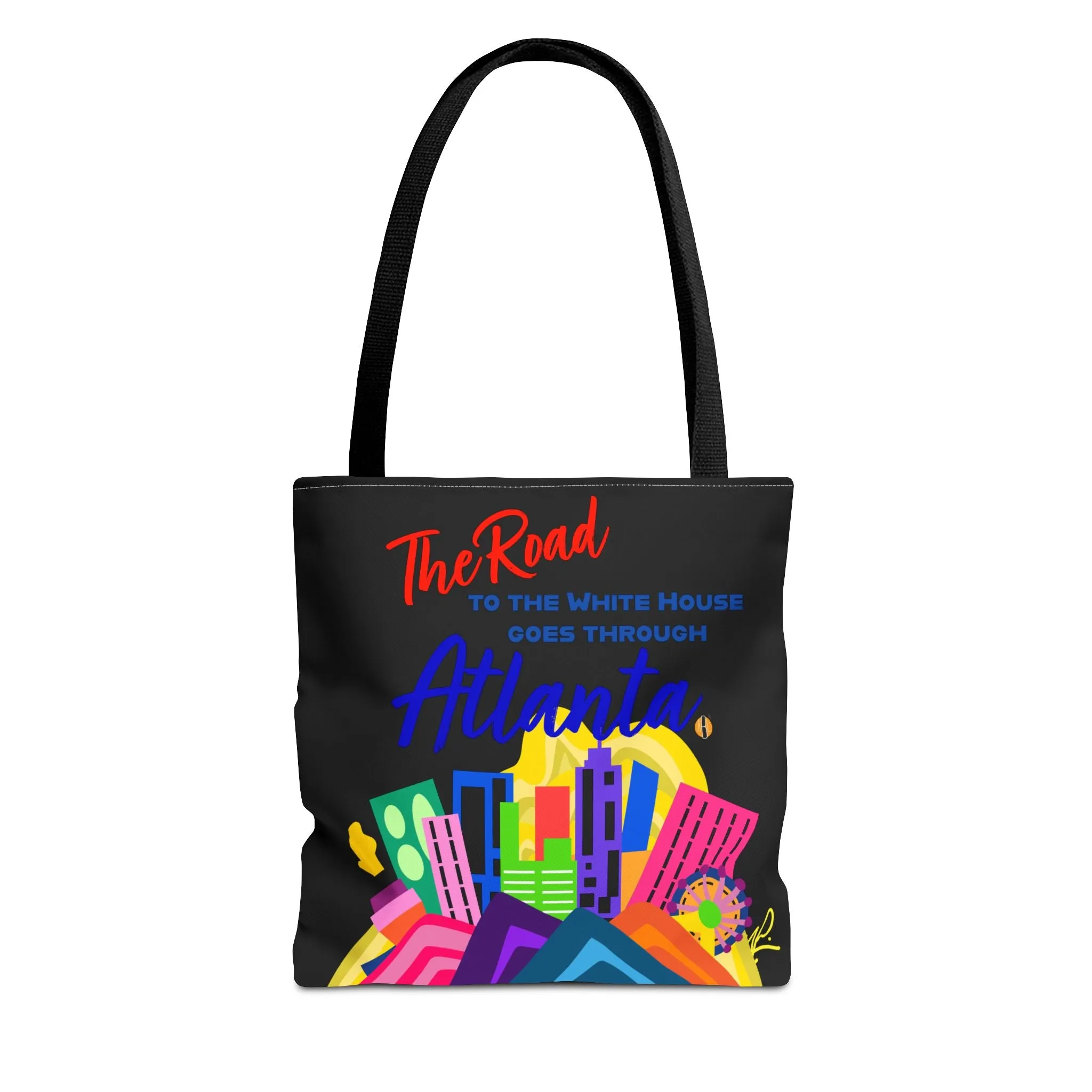BLACK- Road to the White House Tote Bag