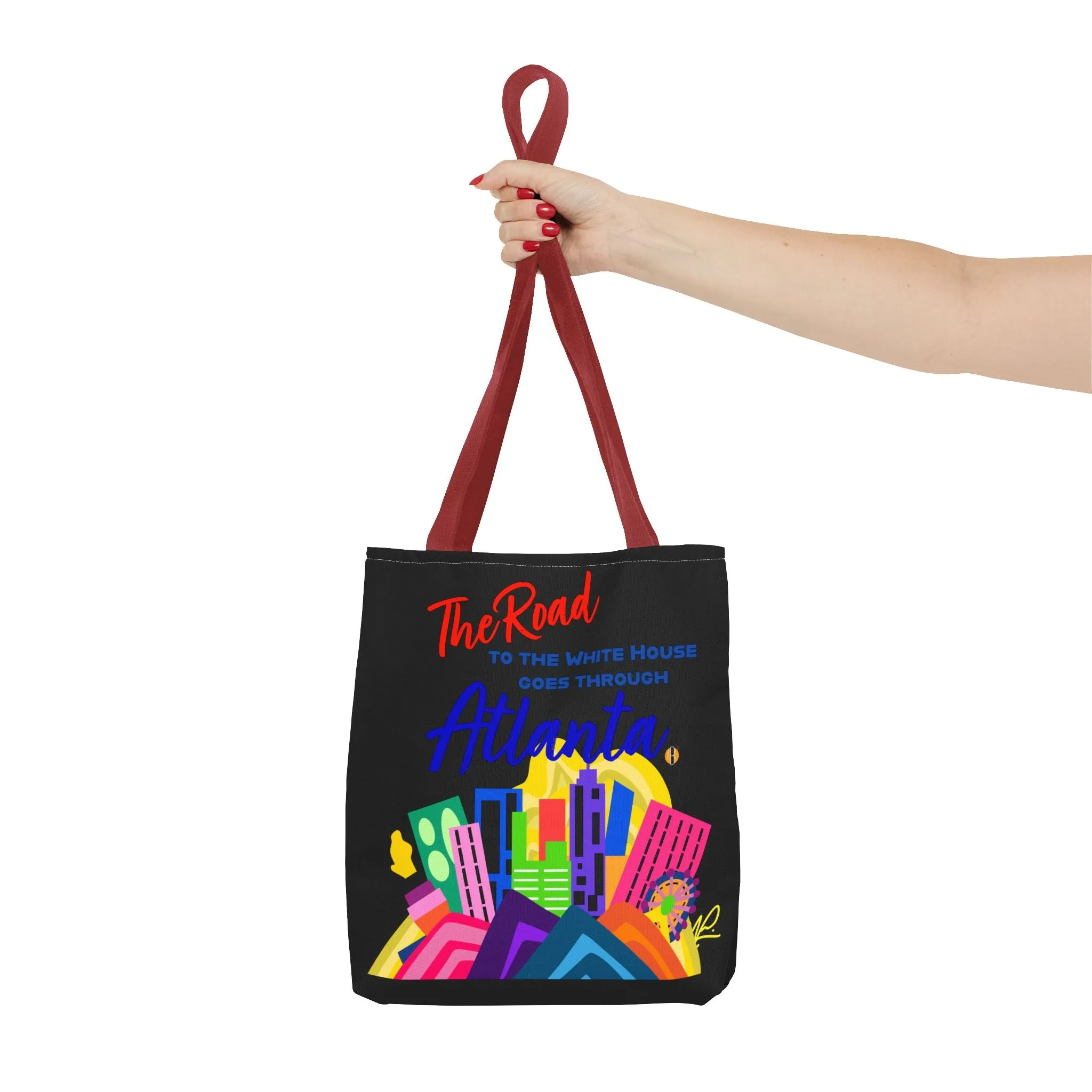 BLACK- Road to the White House Tote Bag