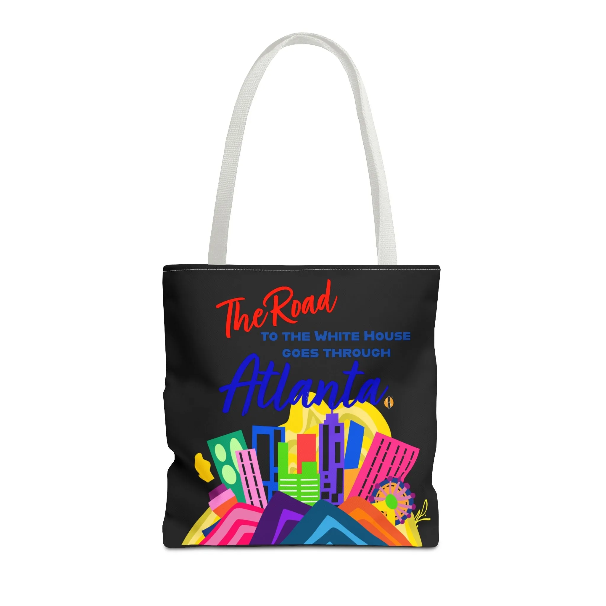 BLACK- Road to the White House Tote Bag