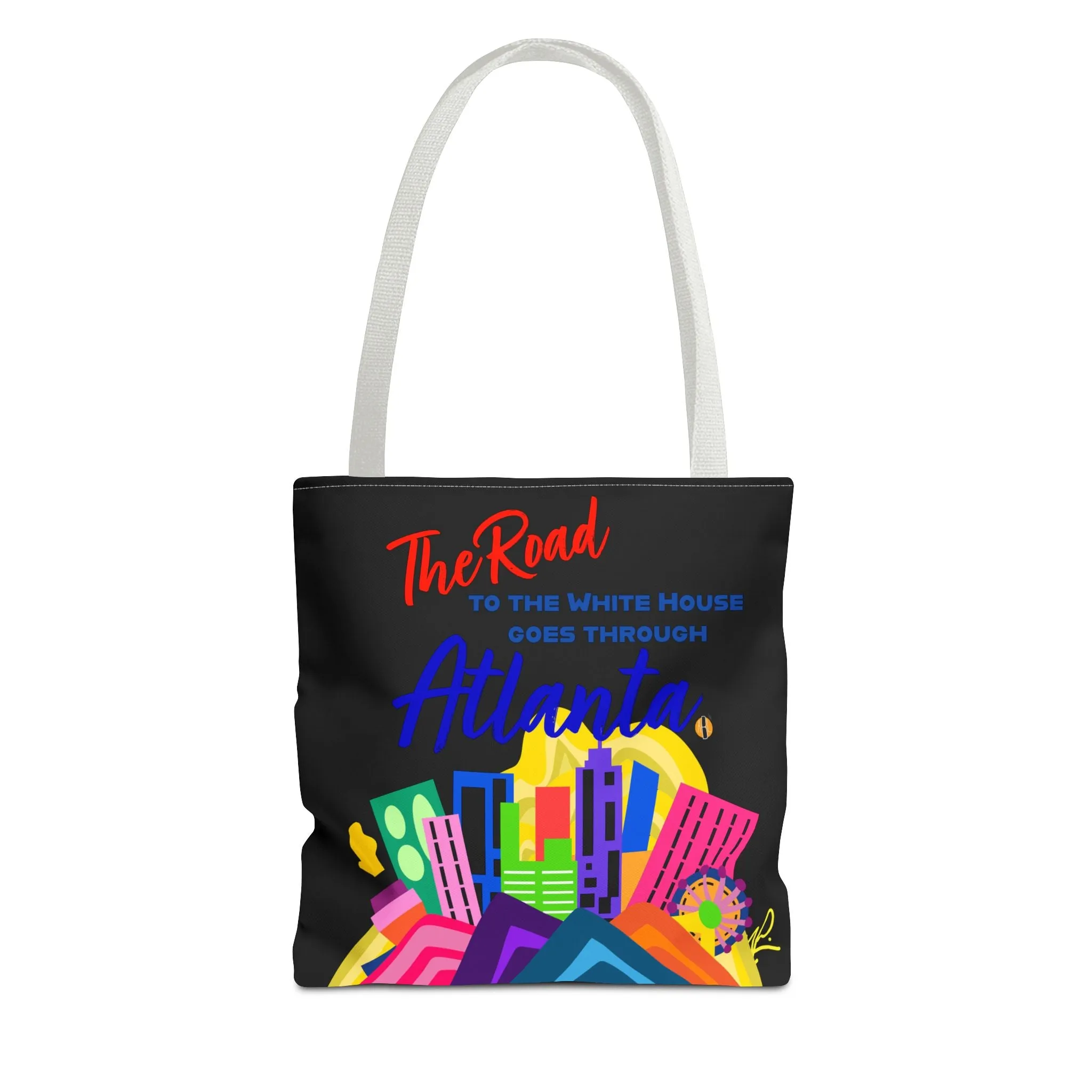 BLACK- Road to the White House Tote Bag