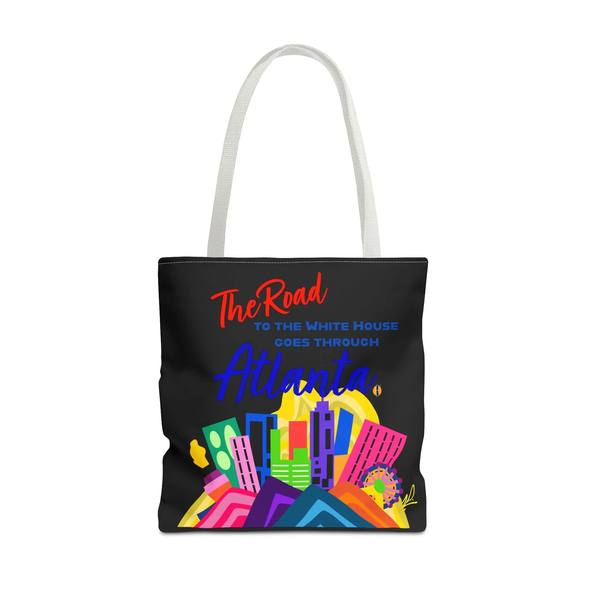BLACK- Road to the White House Tote Bag