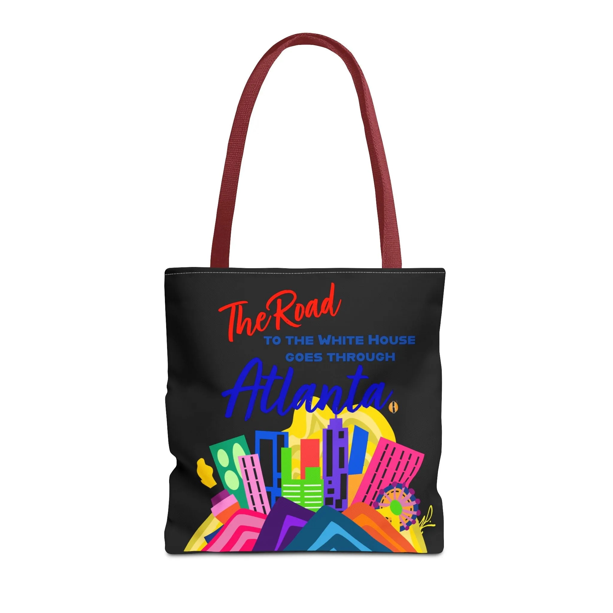 BLACK- Road to the White House Tote Bag
