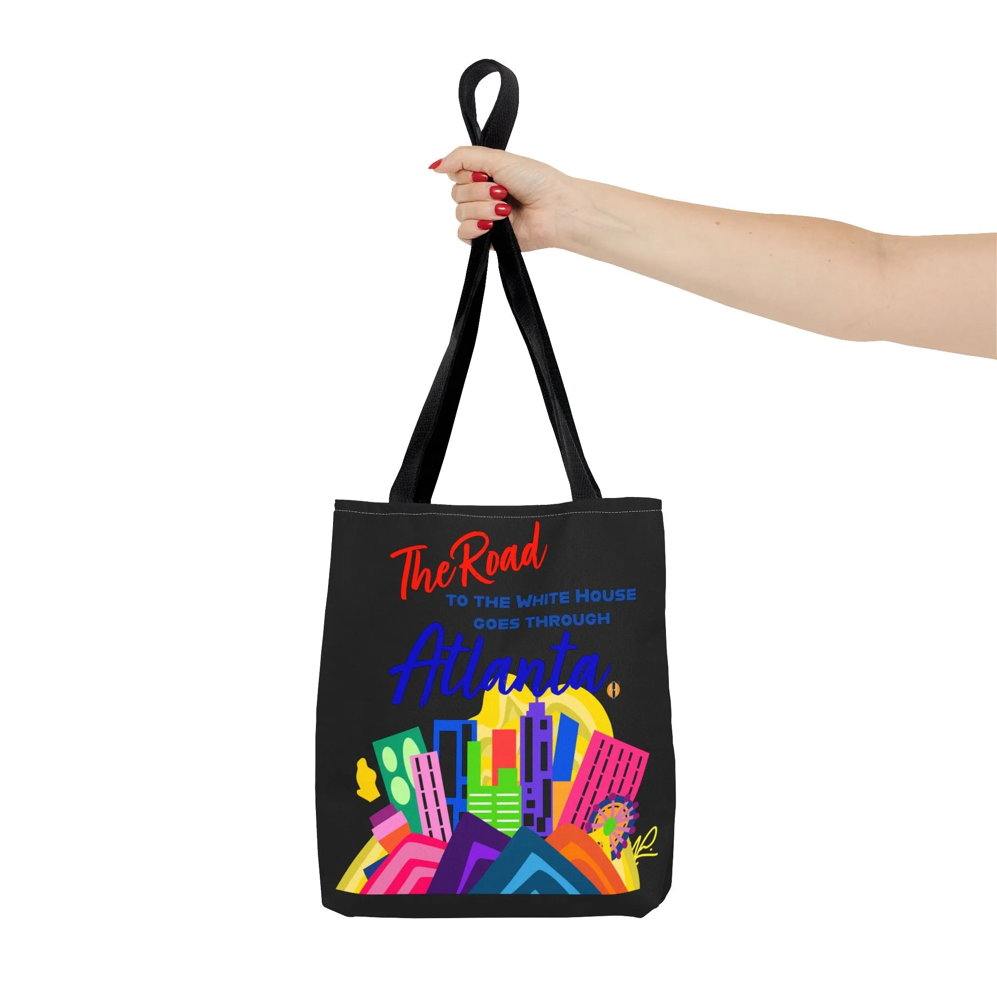 BLACK- Road to the White House Tote Bag