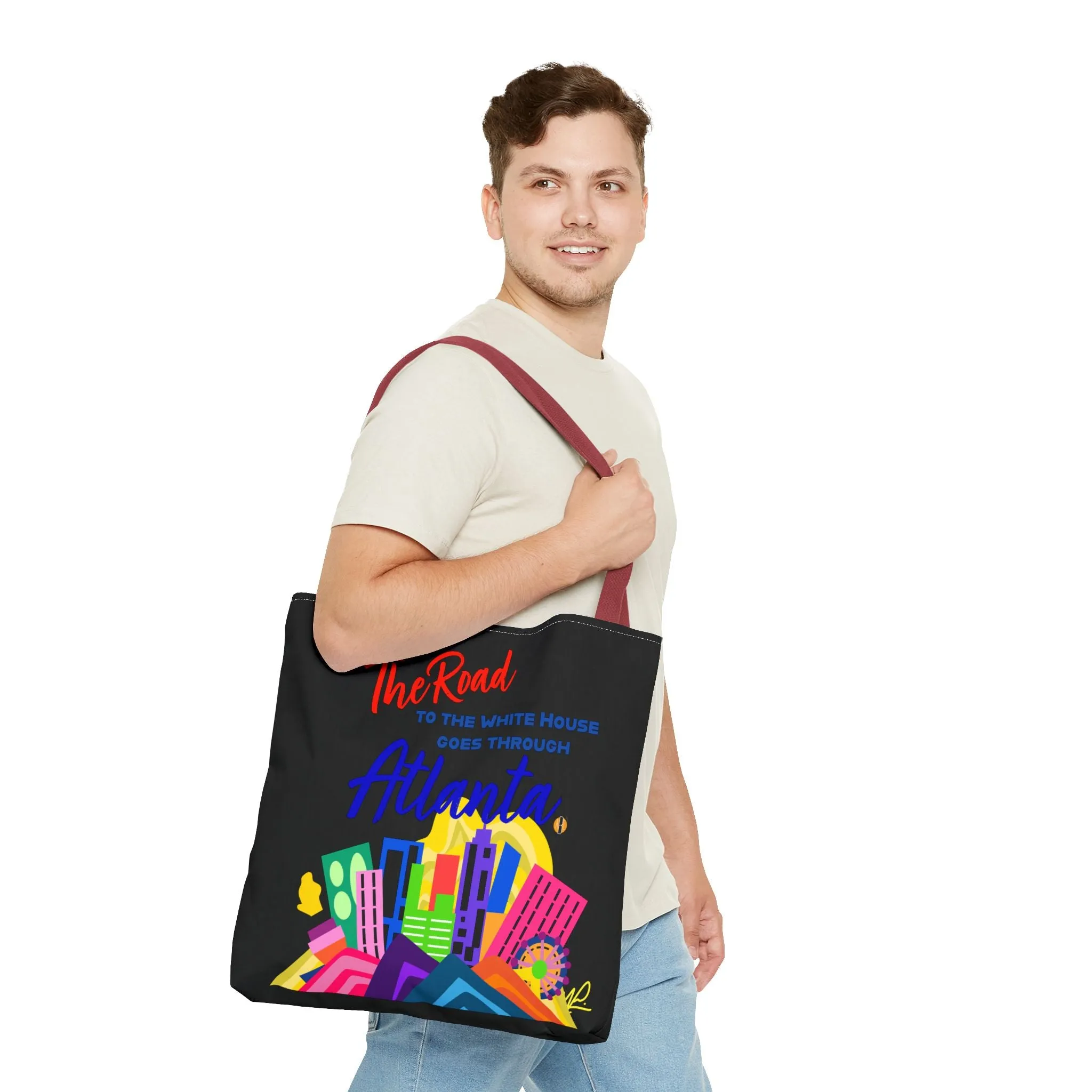 BLACK- Road to the White House Tote Bag