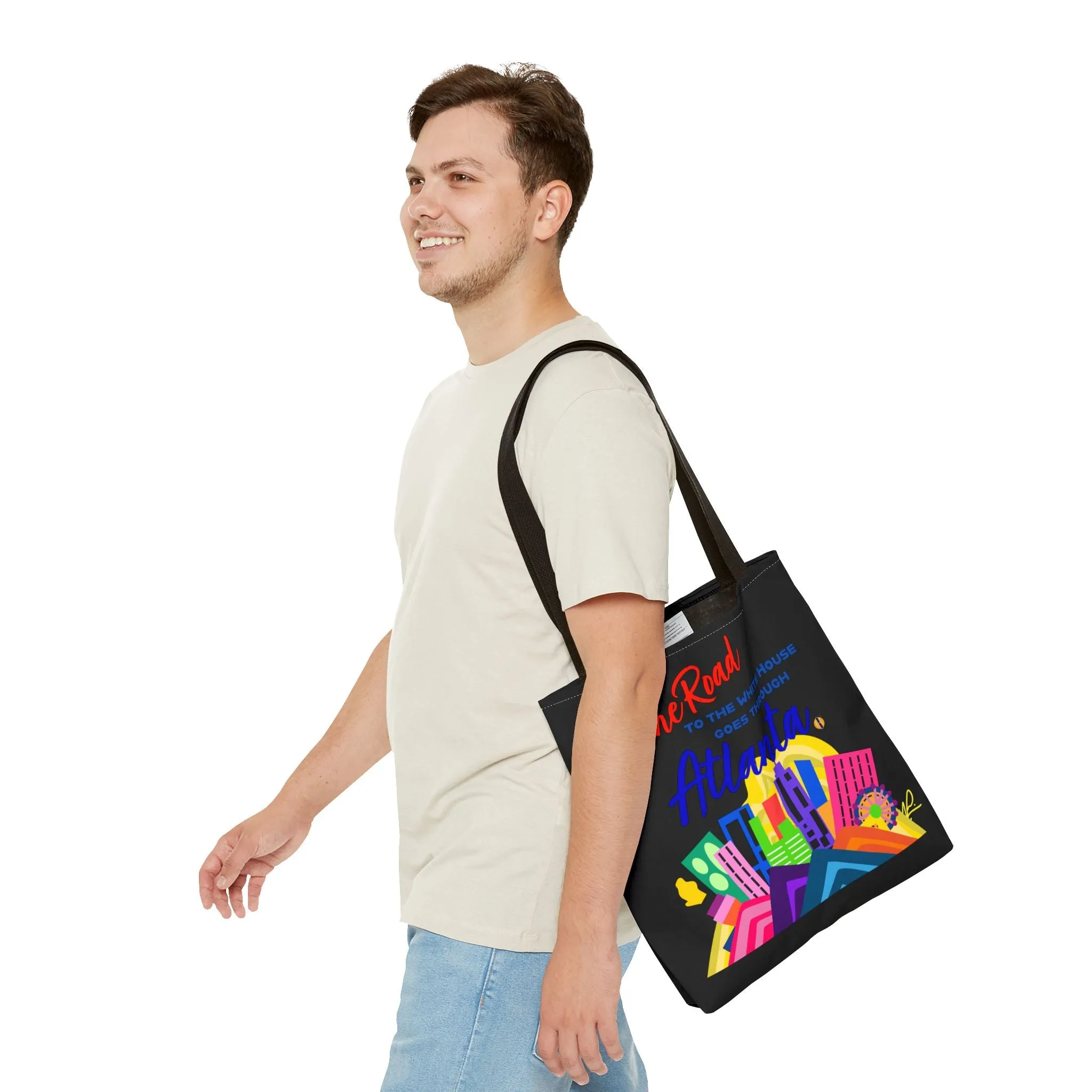 BLACK- Road to the White House Tote Bag