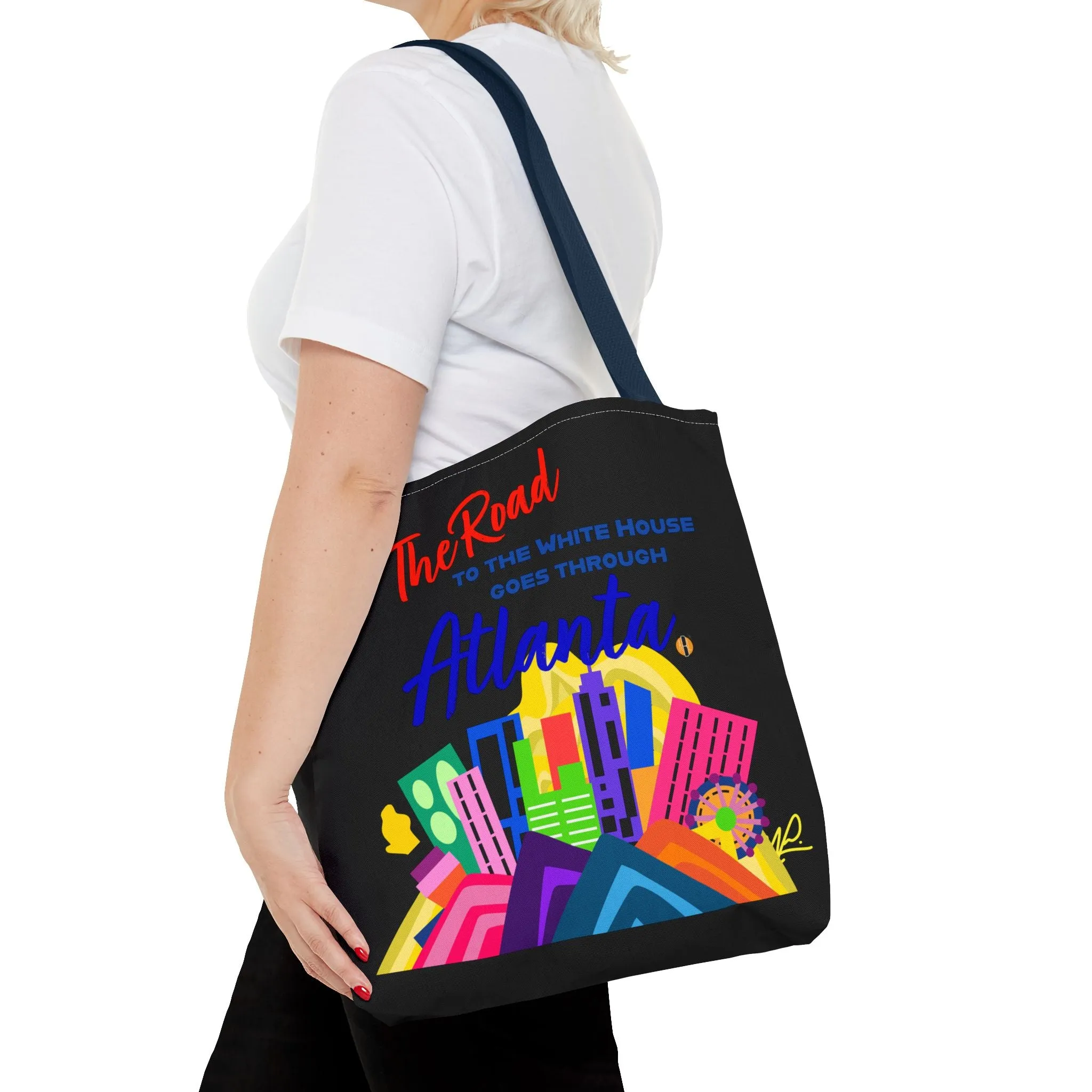 BLACK- Road to the White House Tote Bag