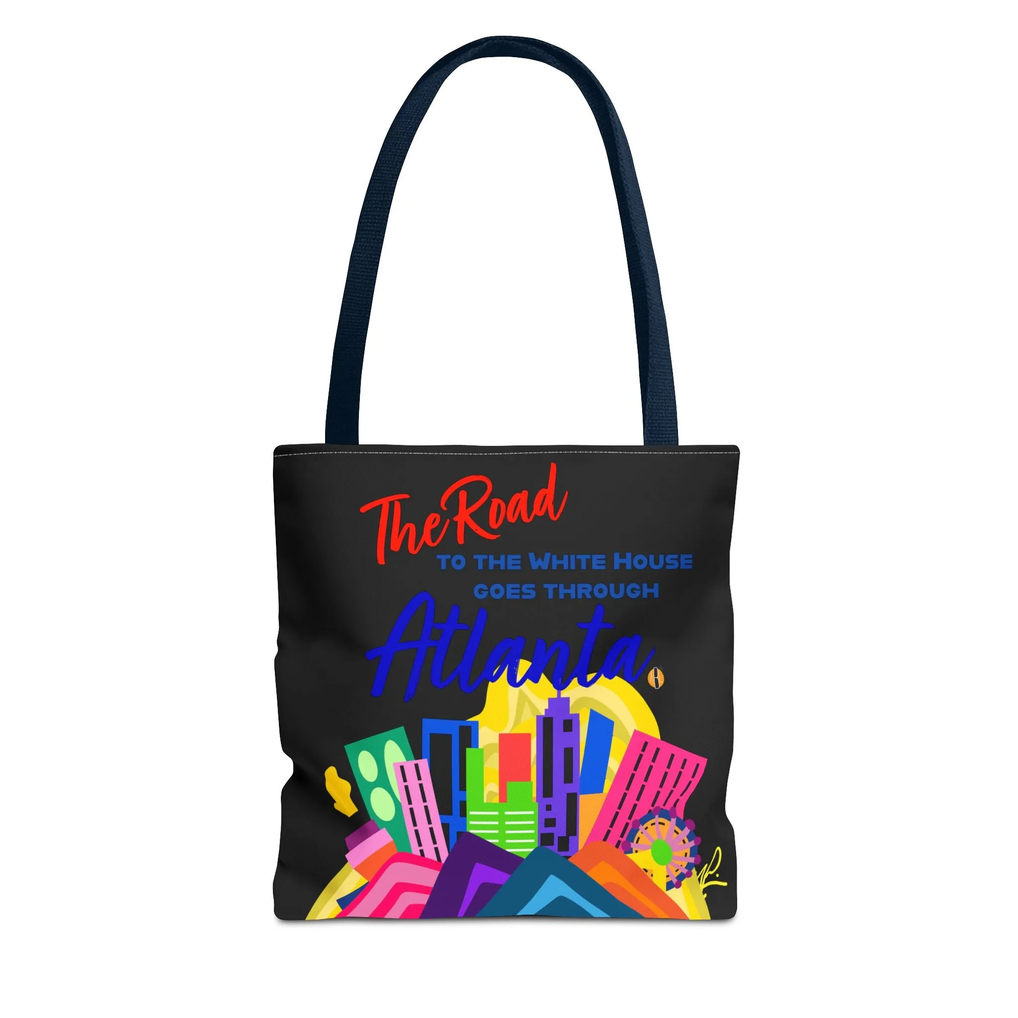 BLACK- Road to the White House Tote Bag