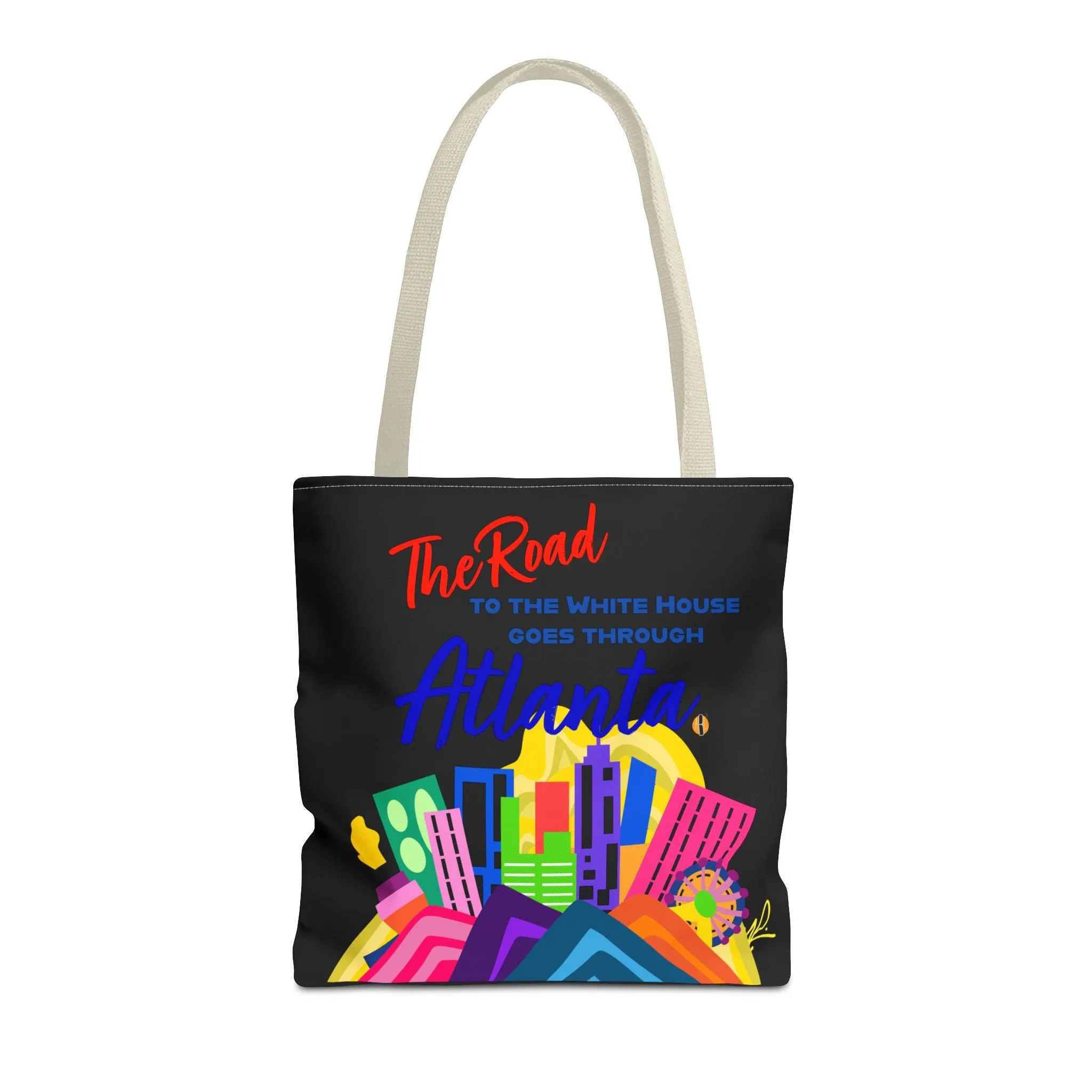 BLACK- Road to the White House Tote Bag