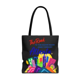 BLACK- Road to the White House Tote Bag