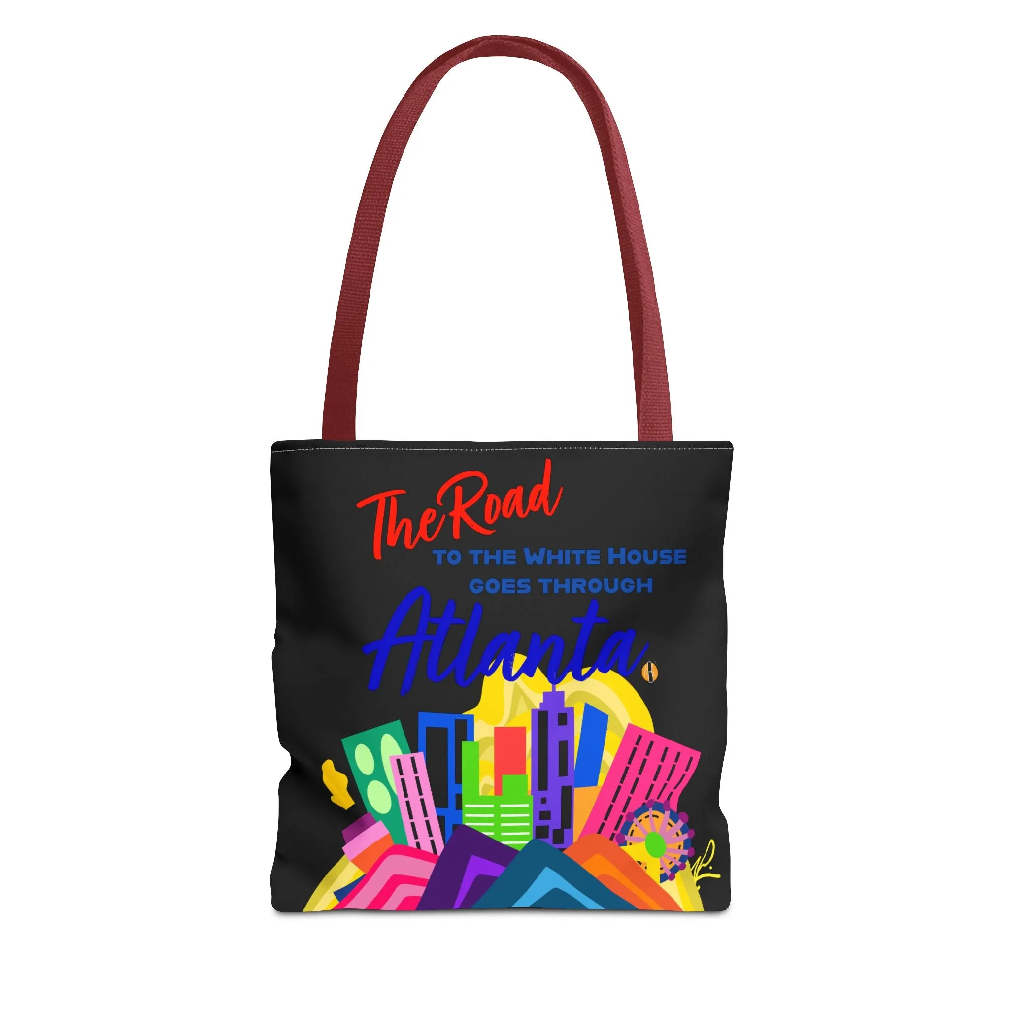 BLACK- Road to the White House Tote Bag
