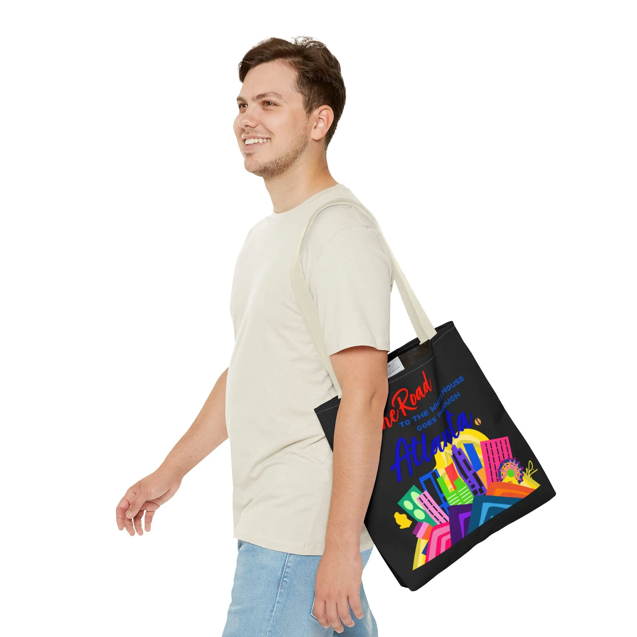 BLACK- Road to the White House Tote Bag
