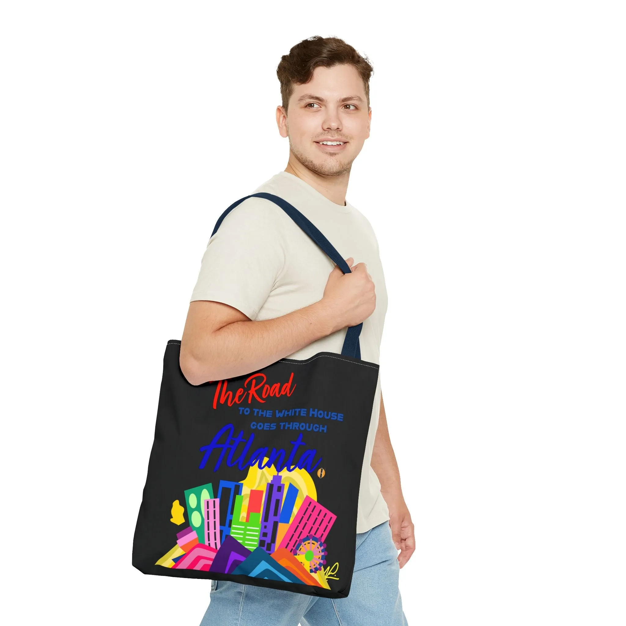 BLACK- Road to the White House Tote Bag