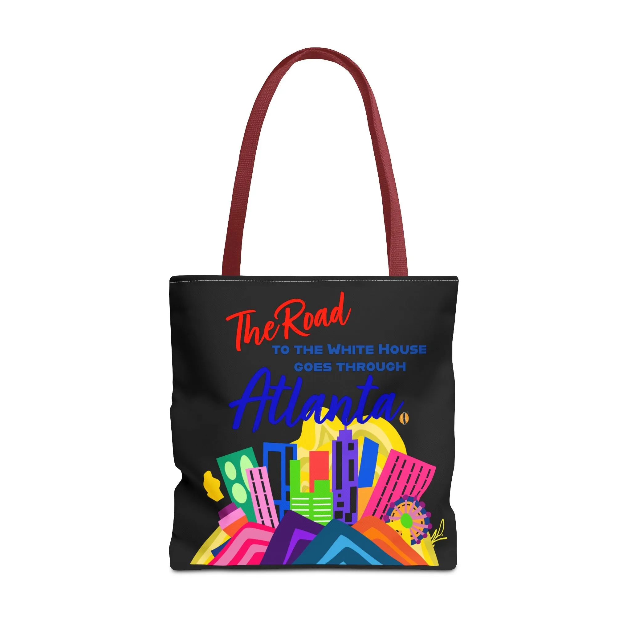 BLACK- Road to the White House Tote Bag