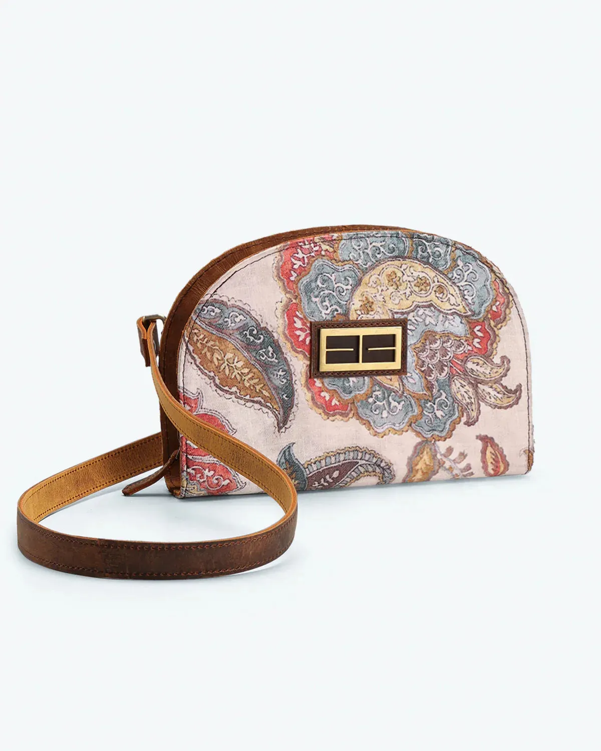 Block Prints Moon Sling Bag