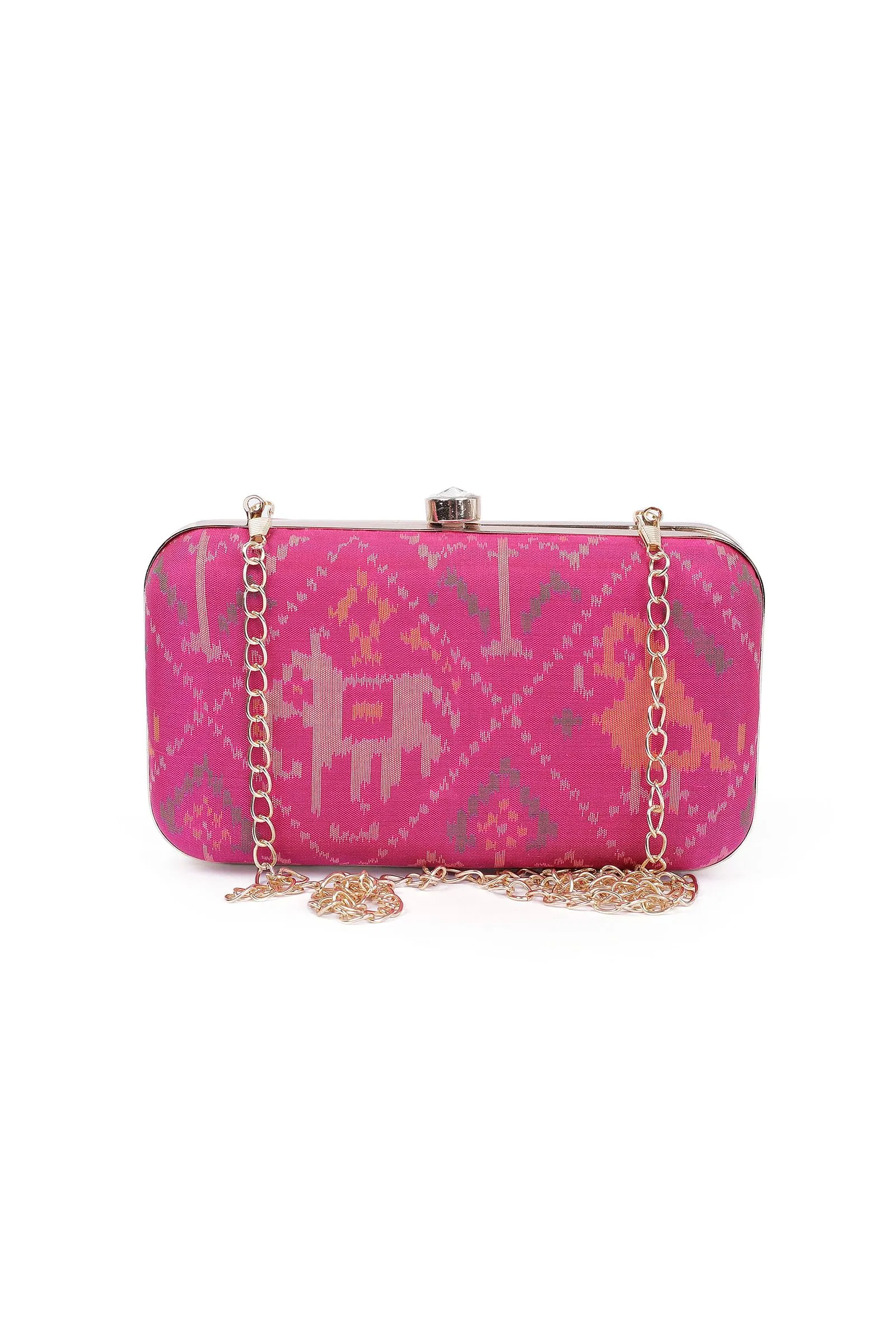 Blush Pink Patola Clutch