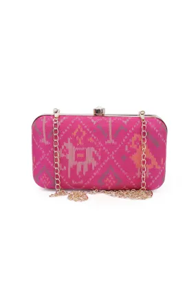 Blush Pink Patola Clutch