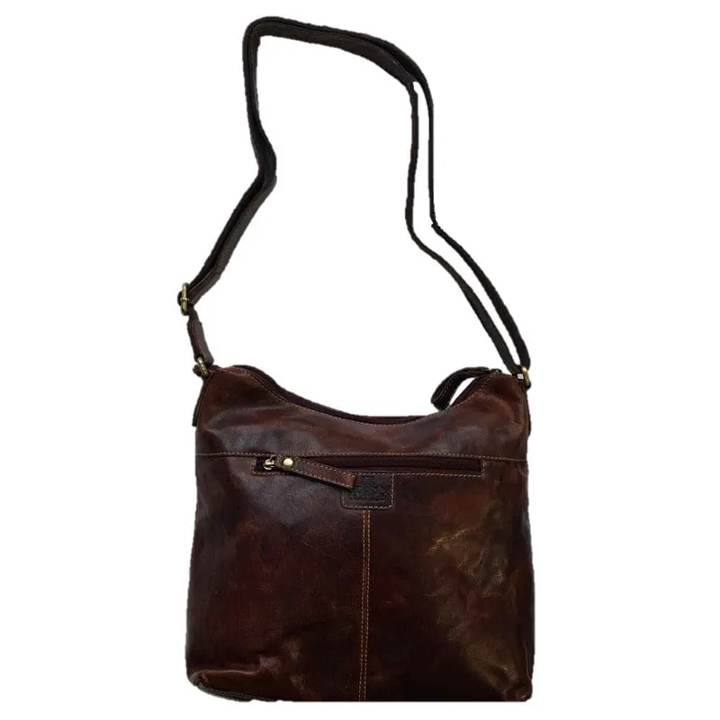 Bronco Cognac Twin Pocket Handbag