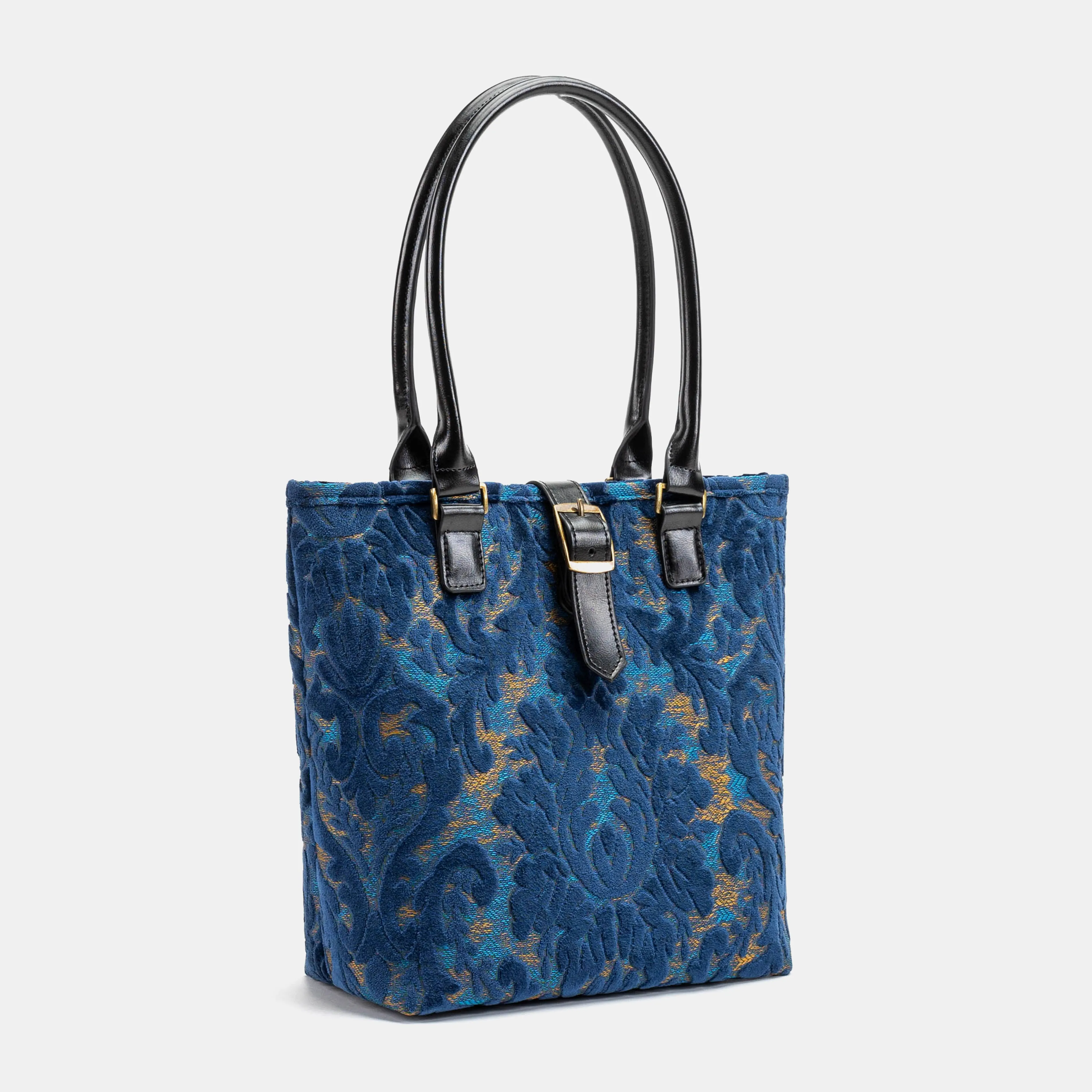 Burnout Velvet Navy Everyday Tote
