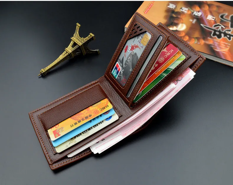 BYCOBECY 2020 New Men's Premium  Cowhide Wallets
