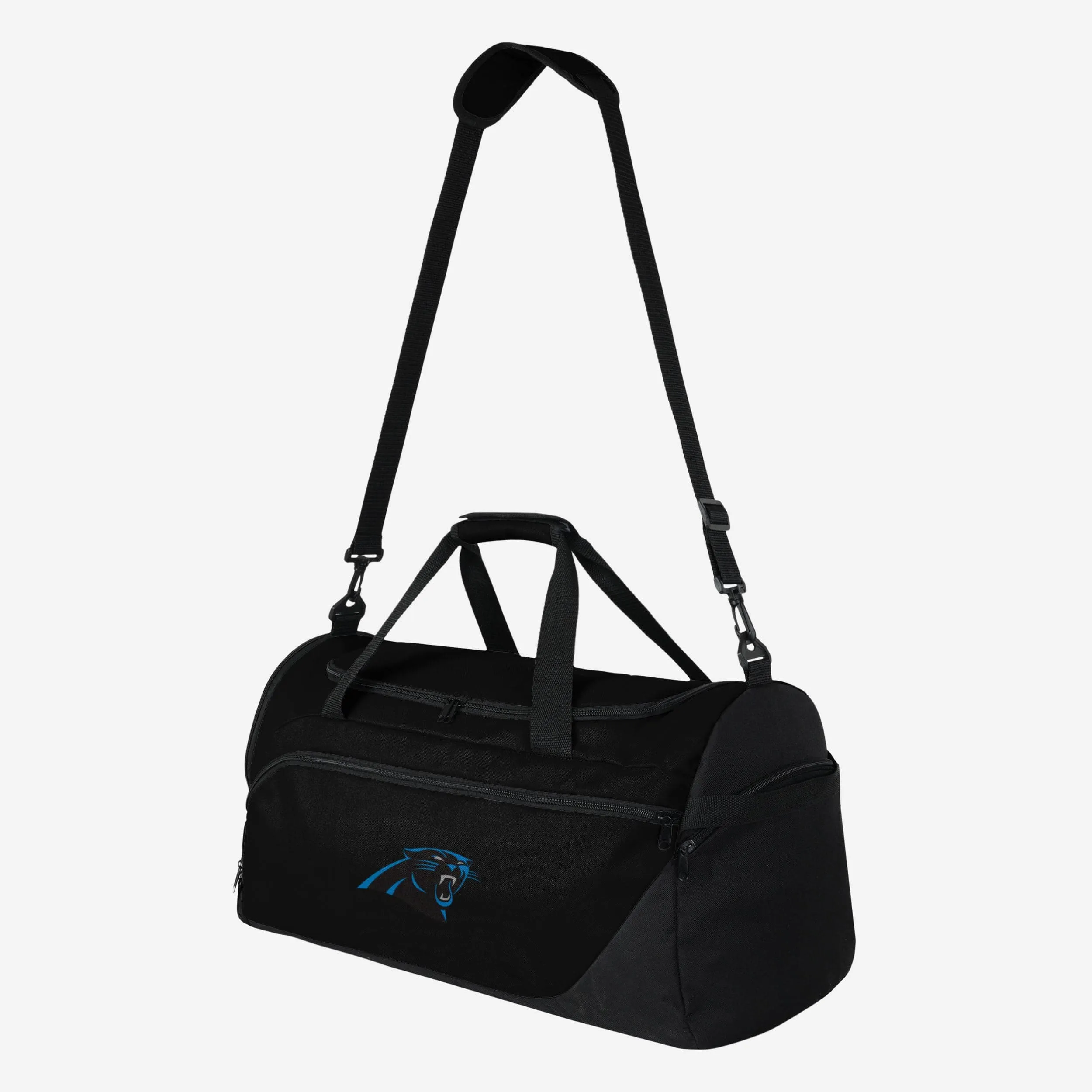 Carolina Panthers Solid Big Logo Duffle Bag