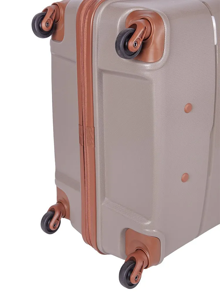 Cellini Spinn 74cm 4 Wheel Trolley Case | Mink